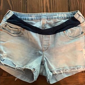 Gap Maternity jean shorts